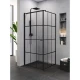 Душевое ограждение NEW TRENDY SUPERIA BLACK 90x90x195 L K-0598 Elit-san.ru