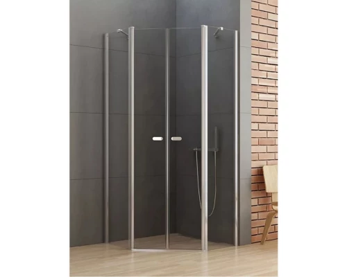 Душевое ограждение NEW TRENDY NEW SOLEO 80x80x195 K-0609 (хром) Elit-san.ru