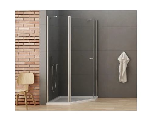 Душевое ограждение NEW TRENDY NEW SOLEO 100x80x195 K-0739 (хром) Elit-san.ru