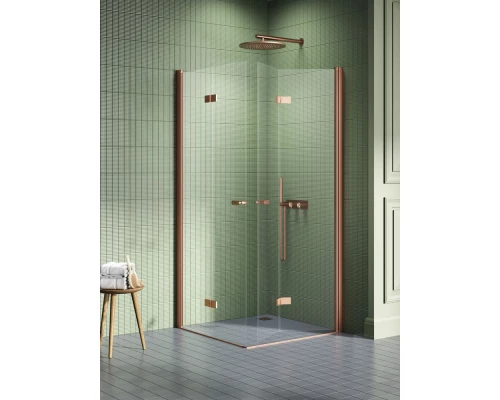 Душевое ограждение NEW TRENDY NEW SOLEO COPPER BRUSHED 70x100x195 K-2078 (брашированная медь) Elit-san.ru