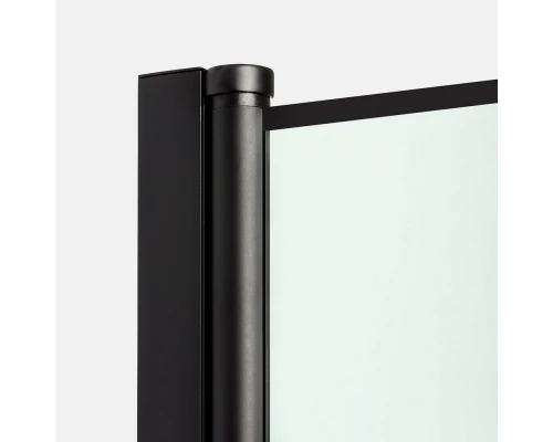 Шторка для ванны NEW TRENDY NEW SOLEO BLACK 100x140 P-0049 L (черный) Elit-san.ru