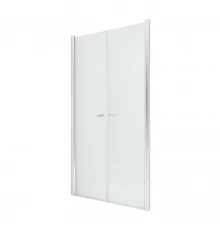 Дверь в нишу NEW TRENDY NEW SOLEO двойные двери 80x195 D-0124A (хром)