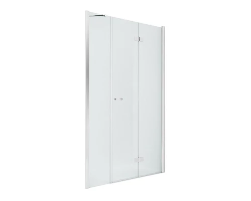 Дверь в нишу NEW TRENDY NEW SOLEO PLUS R 130x195 D-0154A/D-0094B (хром) Elit-san.ru