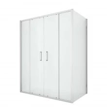 Душевое ограждение NEW TRENDY NEW CORRINA  160x80x195 D-0185A/D-0078B (хром)