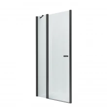 Дверь в нишу NEW TRENDY NEW SOLEO BLACK одинарная 90x195 D-0241A (черный)