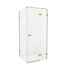 Душевое ограждение NEW TRENDY AVEXA GOLD BRUSHED 90x100x200 EXK-1747 (брашированное золото)
