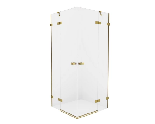 Душевое ограждение NEW TRENDY AVEXA GOLD BRUSHED 100x120x200 EXK-1787 (брашированное золото) Elit-san.ru
