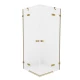 Душевое ограждение NEW TRENDY AVEXA GOLD BRUSHED 100x120x200 EXK-1787 (брашированное золото) Elit-san.ru