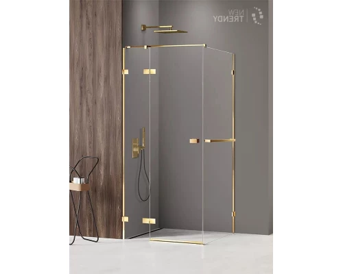Душевое ограждение NEW TRENDY AVEXA GOLD SHINE L 100x70x200 EXK-3174 (золото) Elit-san.ru