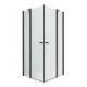 Душевое ограждение NEW TRENDY NEW SOLEO BLACK 2D 120x120x195 K-0558 (черный) Elit-san.ru