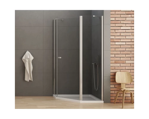 Душевое ограждение NEW TRENDY NEW SOLEO 100x80x195 K-0608 (хром) Elit-san.ru