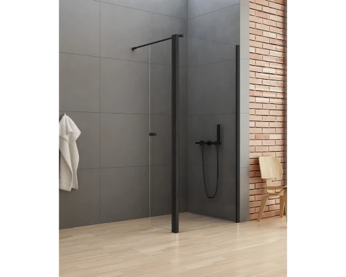 Душевое ограждение NEW TRENDY NEW SOLEO BLACK 100x195 K-0783 (черный) Elit-san.ru