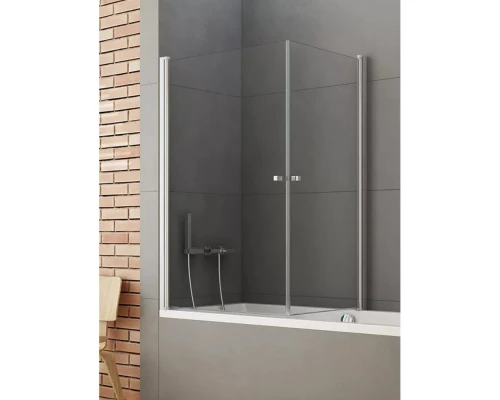 Шторка для ванны NEW TRENDY NEW SOLEO 90x70x140 P-0025/P-0024 (хром) Elit-san.ru