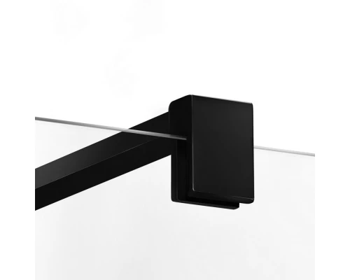 Шторка для ванны NEW TRENDY SUPERIA BLACK 100 см P-0054 L (черный) Elit-san.ru