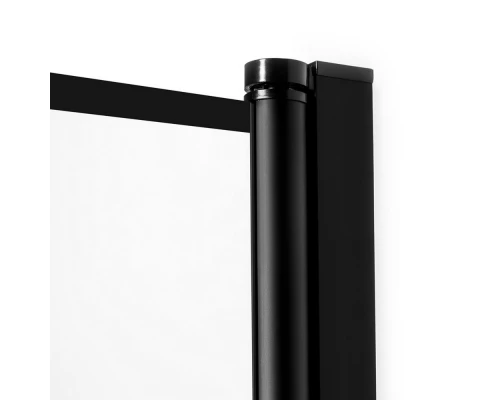 Шторка для ванны NEW TRENDY SUPERIA BLACK 100 см P-0054 L (черный) Elit-san.ru