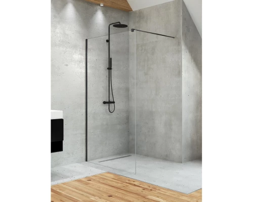 Душевое ограждение NEW TRENDY VELIO BLACK 100x200 D-0143B (черный) Elit-san.ru