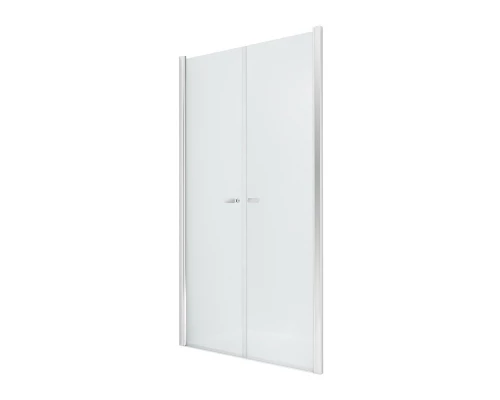 Дверь в нишу NEW TRENDY NEW SOLEO двойные двери 170x195 D-0170A (хром) Elit-san.ru