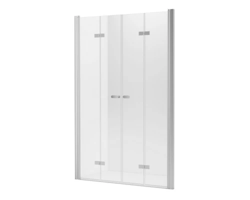 Дверь в нишу NEW TRENDY NEW SOLEO складные 130x195 D-0258A (хром) Elit-san.ru