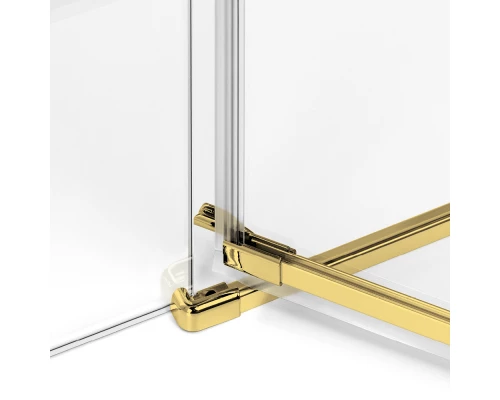 Дверь в нишу NEW TRENDY AVEXA GOLD SHINE P 100x200 EXK-1635 (золото) Elit-san.ru