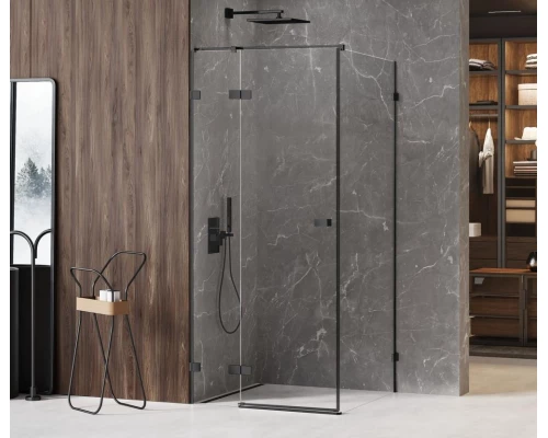 Душевое ограждение NEW TRENDY AVEXA BLACK 110x120x200 EXK-1832 (черный) Elit-san.ru