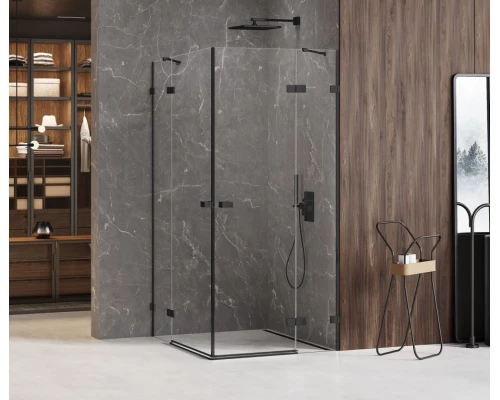 Душевое ограждение NEW TRENDY AVEXA BLACK 120x110x200 EXK-1847 (черный) Elit-san.ru