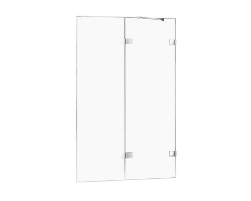 Шторка для ванны NEW TRENDY AVEXA 110x150 EXK-1957 R (хром) Elit-san.ru