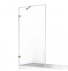 Шторка для ванны NEW TRENDY AVEXA GOLD BRUSHED 80x150 EXK-2007 (брашированное золото)