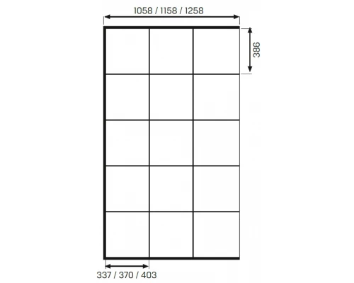 Душевое ограждение NEW TRENDY AVEXA BLACK 110x200 EXK-2024 (черный) Elit-san.ru