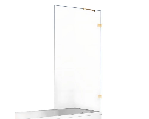 Шторка для ванны NEW TRENDY AVEXA GOLD SHINE 90x150 EXK-2174 (золото) Elit-san.ru