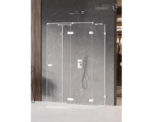 Душевое ограждение NEW TRENDY AVEXA WHITE R 120x80x200 EXK-2901 (белый) Elit-san.ru