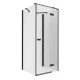 Душевое ограждение NEW TRENDY REFLEXA BLACK R 80x100x200 EXK-5004 (черный) Elit-san.ru