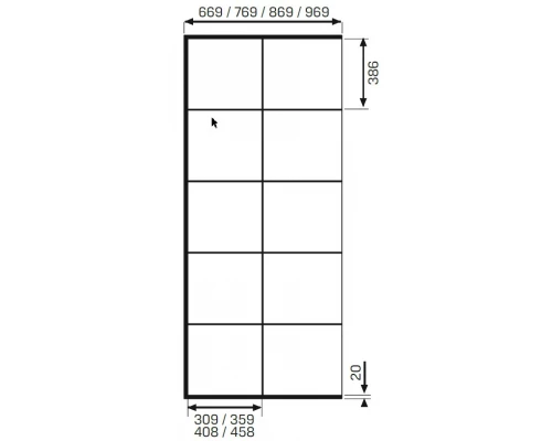 Душевое ограждение NEW TRENDY NEW MODUS BLACK 90x200 EXK-5547 (черный) Elit-san.ru