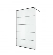 Душевое ограждение NEW TRENDY NEW MODUS BLACK 130x200 EXK-5551 (черный)