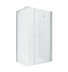 Душевое ограждение NEW TRENDY NEW SOLEO PLUS складные двери R 100x100x195 K-0381 (хром)
