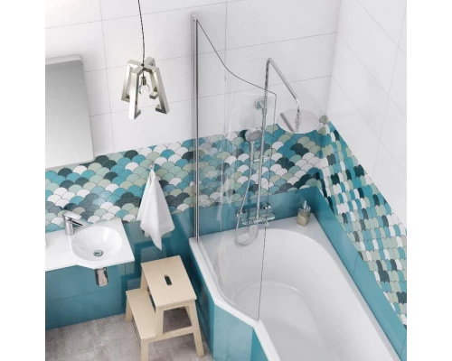 Шторка для ванны Excellent Be Spot 75 см, профиль хром, левая, KAEX.2309.750.LE Elit-san.ru