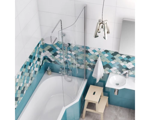 Шторка для ванны Excellent Be Spot 75 см, профиль хром, правая, KAEX.2309.750.PR Elit-san.ru