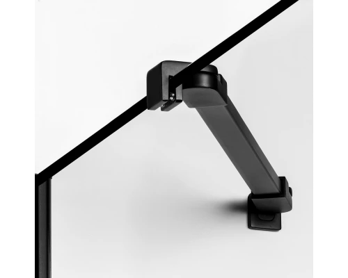 Шторка для ванны NEW TRENDY NEW SOLEO BLACK 90x140 P-0096 (черный) Elit-san.ru