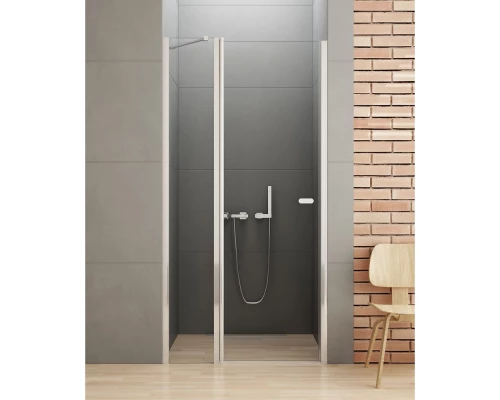 Дверь в нишу NEW TRENDY NEW SOLEO одинарная 110x195 D-0157A (хром) Elit-san.ru