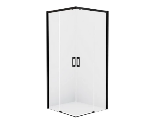 Душевое ограждение NEW TRENDY PRIME BLACK 120x90x200 D-0320A/D-0315A (черный) Elit-san.ru