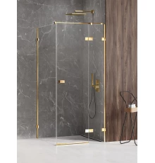 Душевое ограждение NEW TRENDY AVEXA GOLD SHINE P 80x110x200 EXK-1653 (золото)