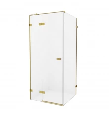 Душевое ограждение NEW TRENDY AVEXA GOLD BRUSHED 100x100x200 EXK-1758 (брашированное золото)