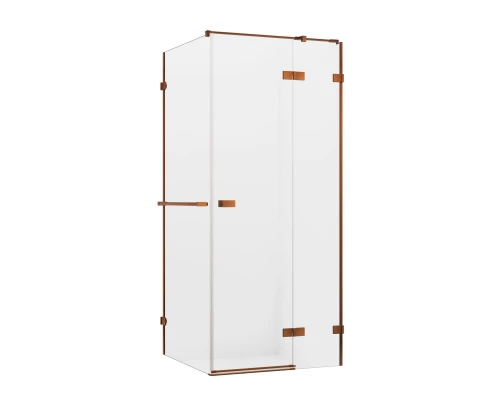 Душевое ограждение NEW TRENDY AVEXA COPPER BRUSHED R 120x100x200 EXK-3662 (брашированная медь) Elit-san.ru