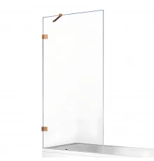 Шторка для ванны NEW TRENDY AVEXA COPPER BRUSHED 90x150 EXK-3806 (брашированная медь)