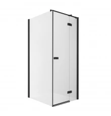 Душевое ограждение NEW TRENDY REFLEXA BLACK R 100x100x200 EXK-4943 (черный)