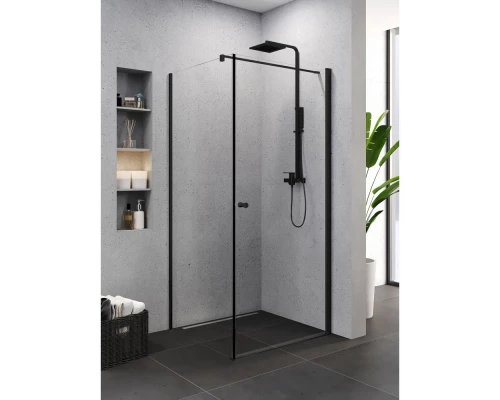 Душевое ограждение NEW TRENDY SUPERIA BLACK 80x80x195 K-0590 Elit-san.ru
