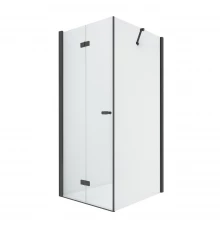 Душевое ограждение NEW TRENDY NEW SOLEO BLACK складные двери L 90x110x195 D-0235A/D-0148B (черный)