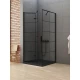 Душевое ограждение NEW TRENDY NEW SOLEO BLACK L 90x90x195 D-0289A/D-0120B (черный) Elit-san.ru