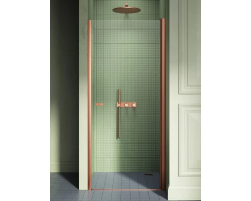 Дверь в нишу NEW TRENDY NEW SOLEO COPPER BRUSHED 80x195 D-0490A (брашированная медь) Elit-san.ru