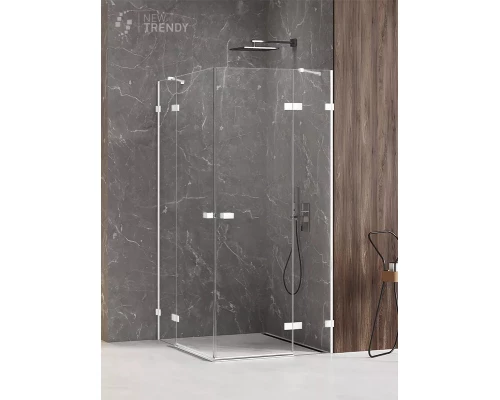 Душевое ограждение NEW TRENDY AVEXA WHITE 80x90x200 EXK-2822 (белый) Elit-san.ru