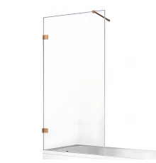 Шторка для ванны NEW TRENDY AVEXA COPPER BRUSHED 100x150 EXK-3807-WP (брашированная медь)